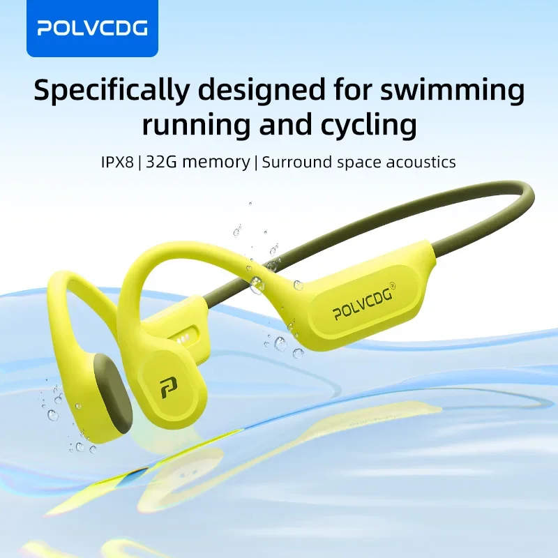 Home Office Headset - POLVCDG X9 골전도 수영 이어폰 32G