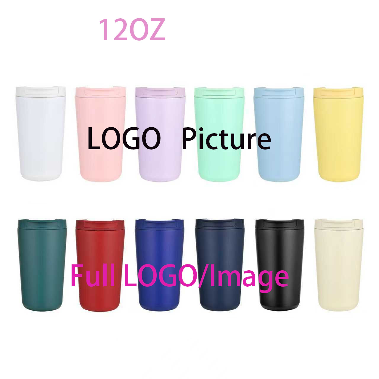 로고 그림 1/2M 카페 12온스 커피잔 304 스테인 - Home Office Logo 리뷰 및 가격