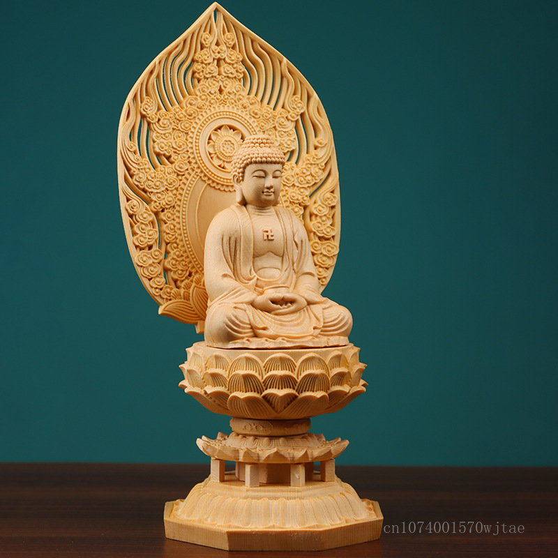 가정 및 사무실 장식을 위한 석가모니 불상, 나무 손  - Home Office Feng Shui 리뷰 및 가격