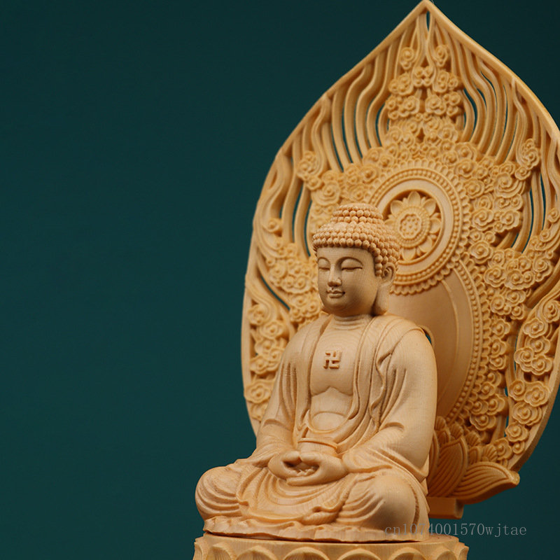 가정 및 사무실 장식을 위한 석가모니 불상, 나무 손  - Home Office Feng Shui 리뷰 및 가격
