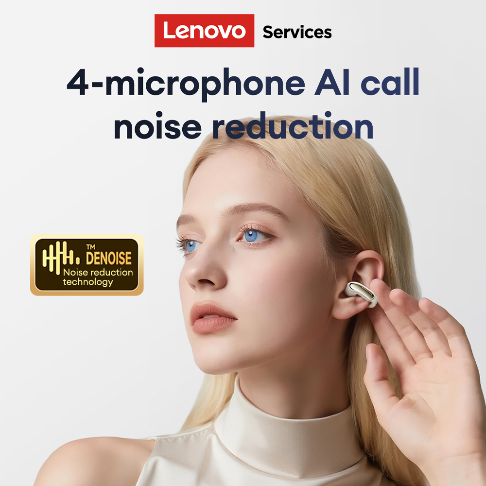 레노버 LES-108 골전도 TWS 이어 클립 이어폰  - Home Office Headset 리뷰 및 가격