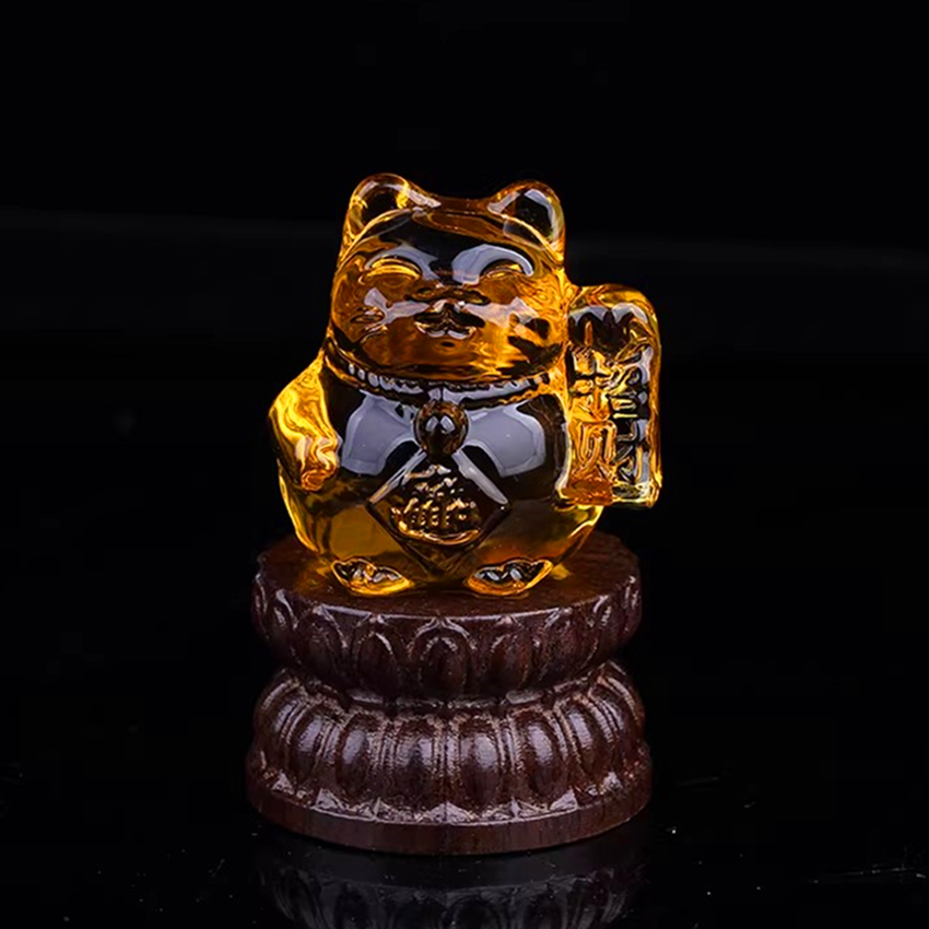 행운의 고양이 책상 장식품, 부를 가져다주는 머니캣 크 - Home Office Feng Shui 리뷰 및 가격