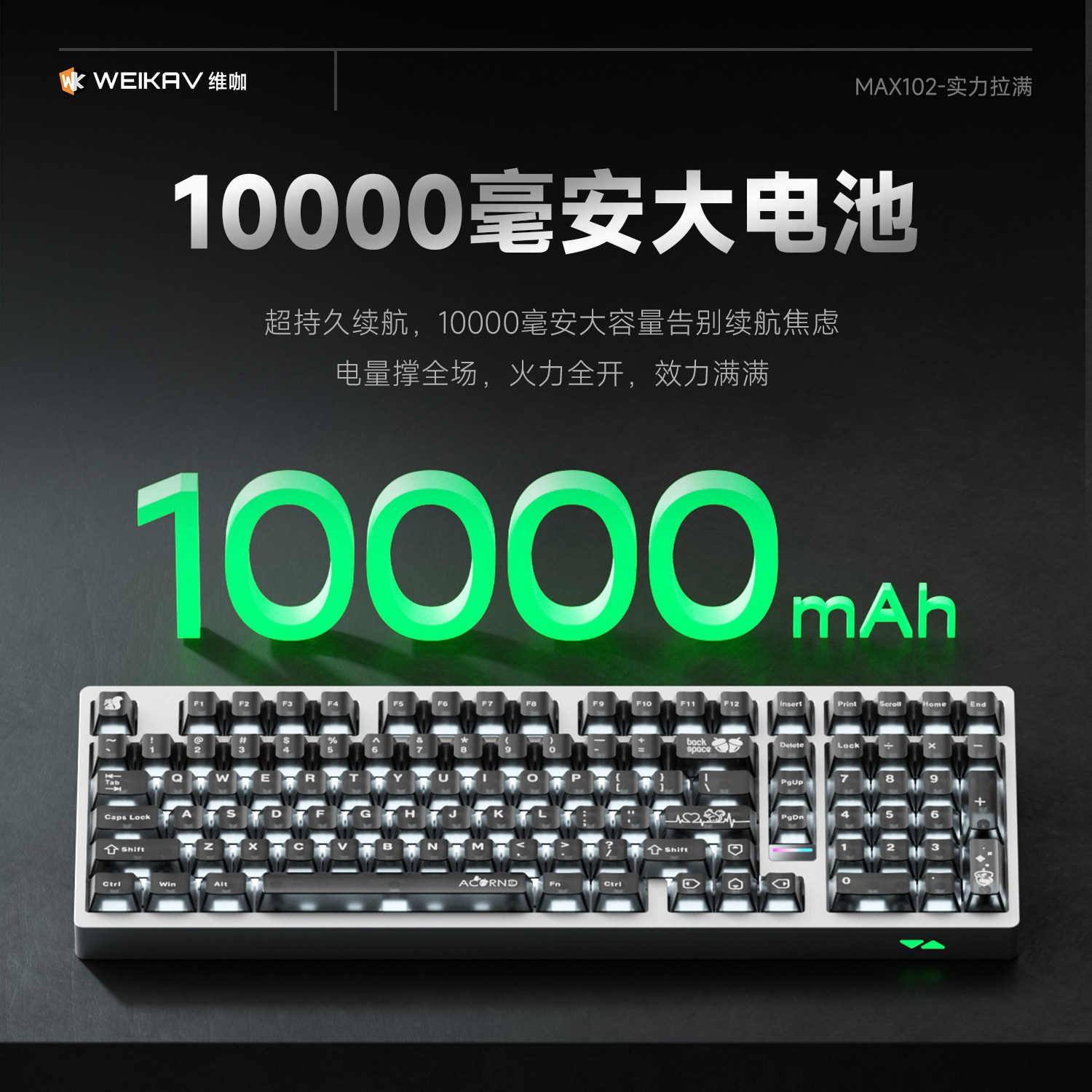 Weika Max102 알루미늄 케이스 무선 기계식 키 - Home Office Laptop 리뷰 및 가격