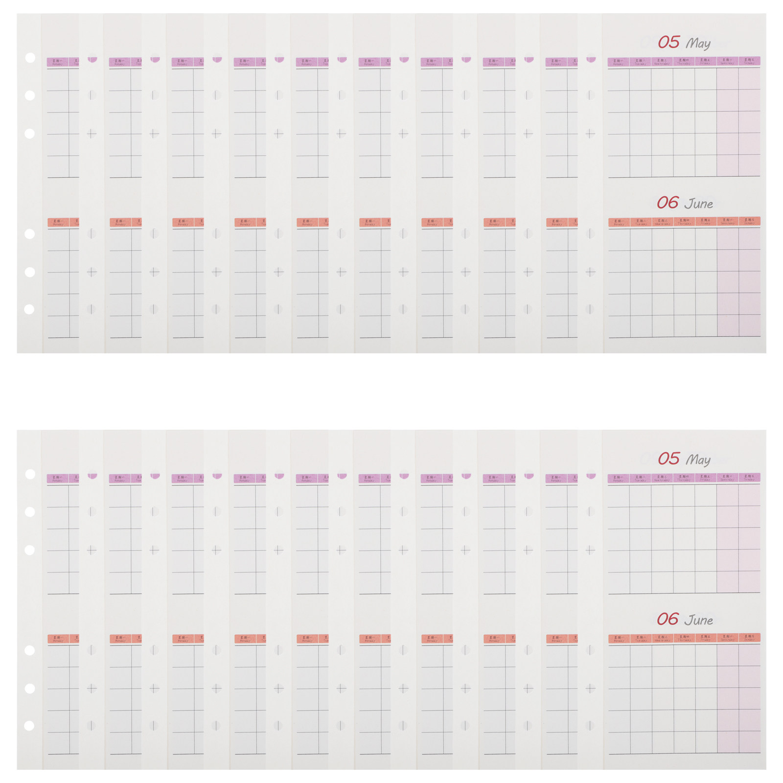 20매 무날짜 월간 플래너 리필용지, 6링 바인더 A6 - Home Office Budget 리뷰 및 가격