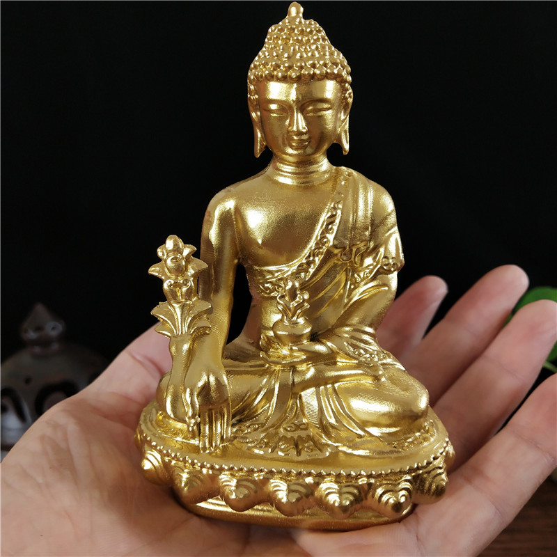 Goldn 의학 부처님 동상 목걸이 장식 수지 풍수 행 - Home Office Feng Shui 리뷰 및 가격