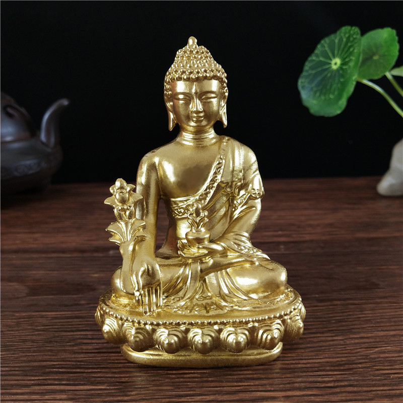 Goldn 의학 부처님 동상 목걸이 장식 수지 풍수 행 - Home Office Feng Shui 리뷰 및 가격