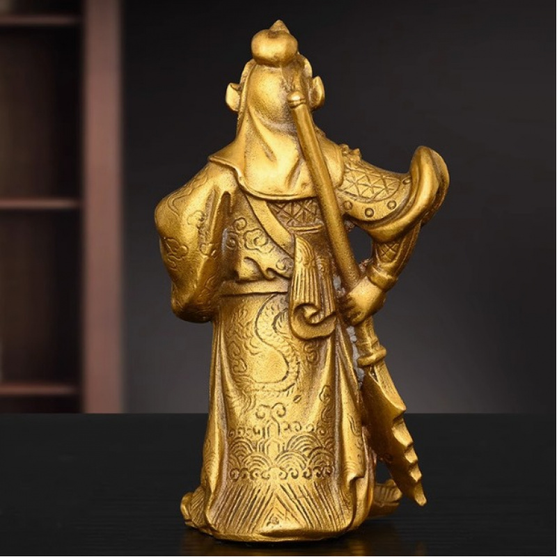 Er Ye 무술 신 황동 검 Guan Yu 동상 홈 오 - Home Office Ye 리뷰 및 가격