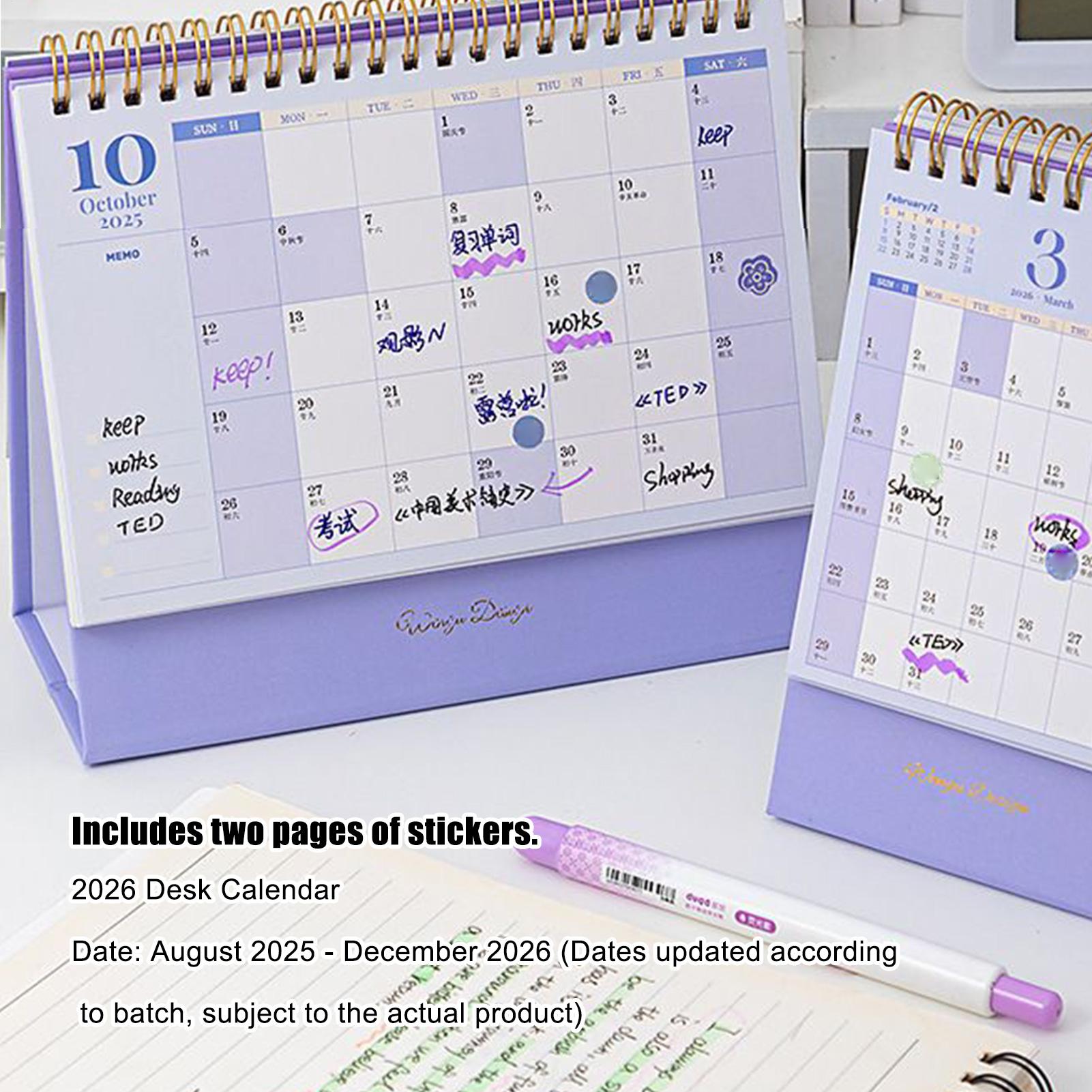2026 데스크탑 캘린더 스파이럴 바운드 오피스 플래너 - Home Office Holidays 2026 리뷰 및 가격