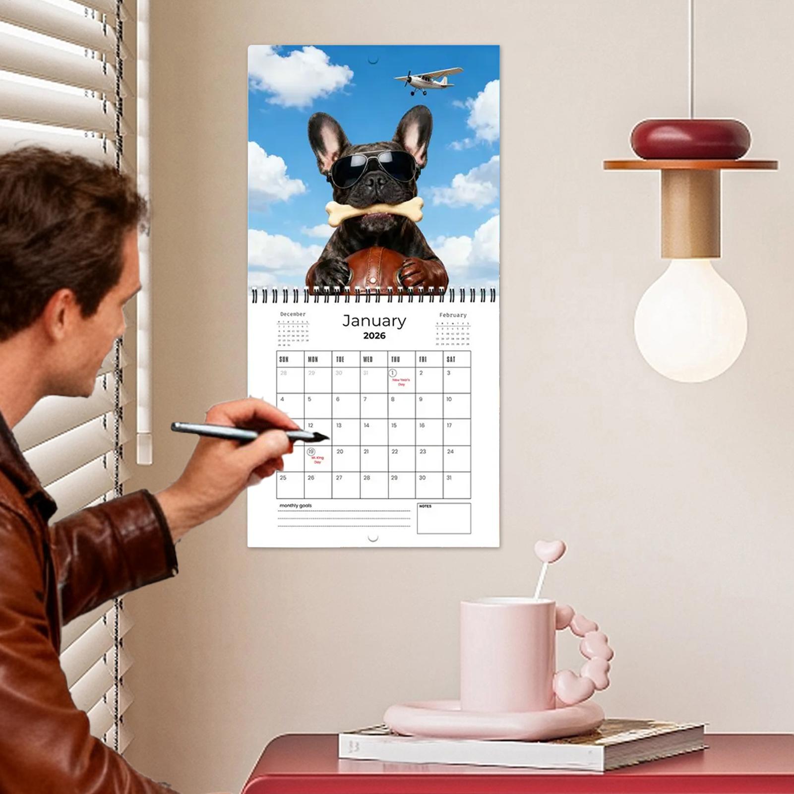 2026 일일 달력 휴일이 포함된 새해 달력 주간 걸이 - Home Office Holidays 2026 리뷰 및 가격