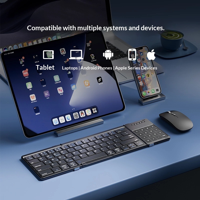 Mengzu Tri Fold 무선 블루투스 키보드(숫자 - Home Office Laptop 리뷰 및 가격