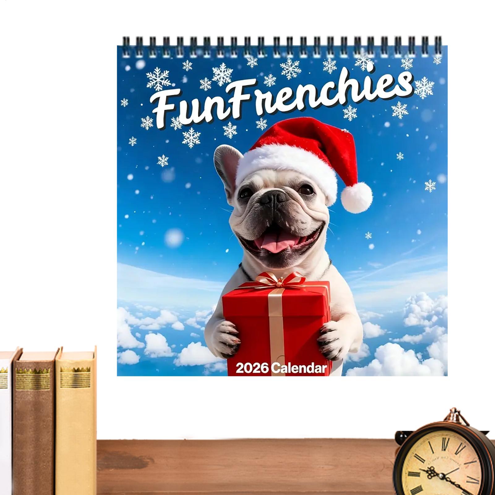 휴일이 포함된 달력 2026 주간 일일 프렌치 불독 2 - Home Office Holidays 2026 리뷰 및 가격