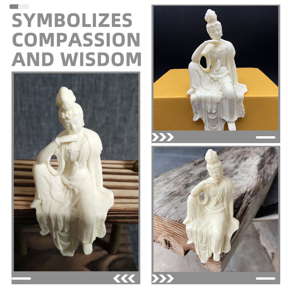 관음불상 조각상 풍수 장식품 보살 명상 홈 오피스 거실 - Home Office Feng Shui 리뷰 및 가격