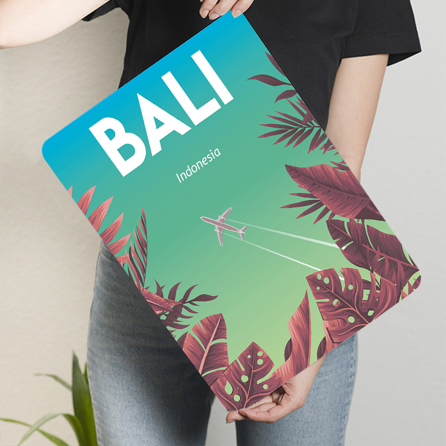 발리 인도네시아 풍경 금속 벽 예술 열대 야자수 잎 비 - Home Office Bali 리뷰 및 가격